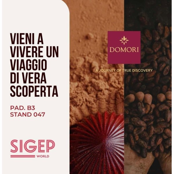 Dal 18 al 22 gennaio 2025 Domori è al SIGEP di Rimini